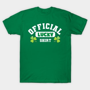 Official Lucky Design Saint Patty Shamrock T-Shirt